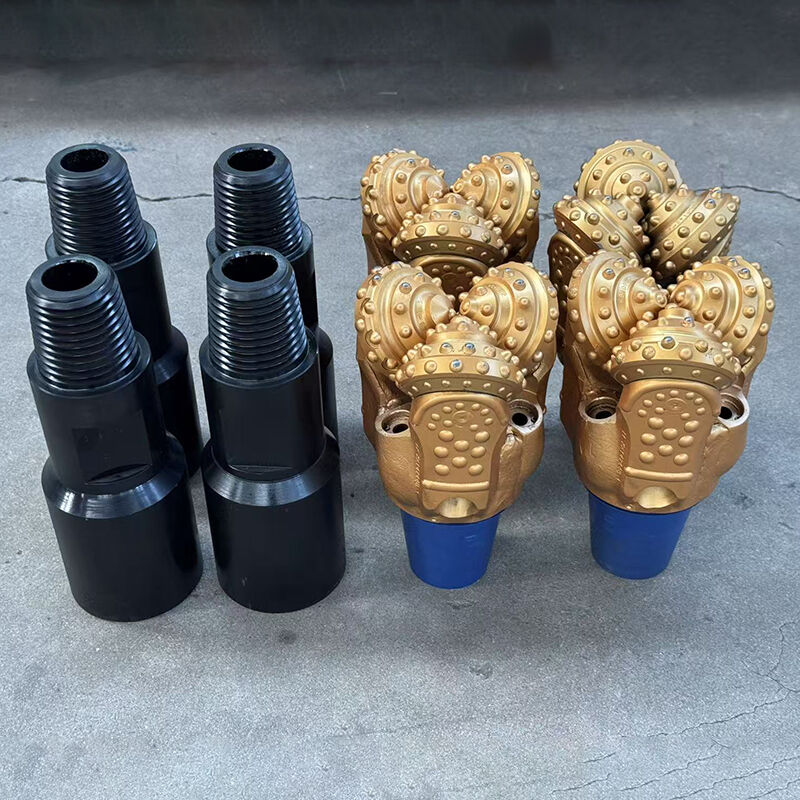 Wiertło PDC z płaskim wierzchem do wykrywania otworów poziomych, kute narzędzie wiertnicze 8 1/2 cala (215,9 mm) wiertło PDC z 3 ostrzami