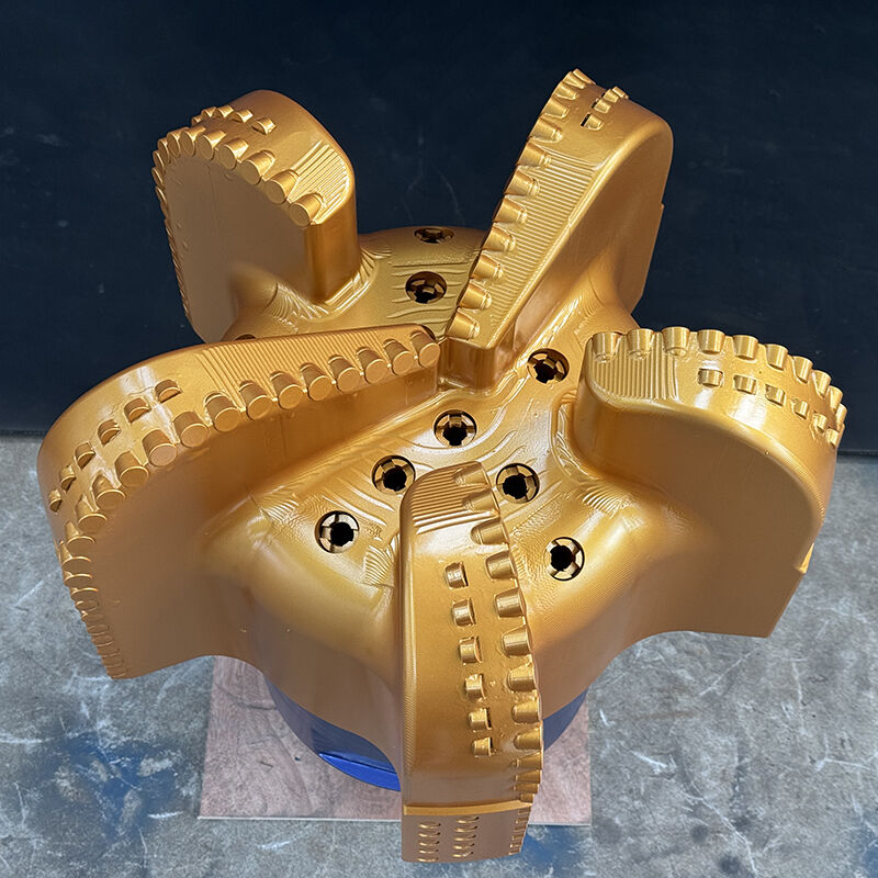 Wiertło diamentowe PDC do odwiertów ropy i gazu, 5 ostrzy, podwójny rząd frezów, na sprzedaż